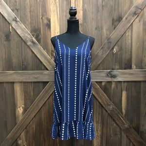 Triangle Navy Dress